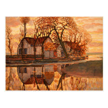 Piet Mondrian Modern Art Postcards