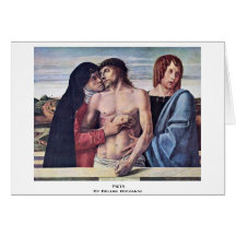 Pietà By Bellini Giovanni Greeting Cards