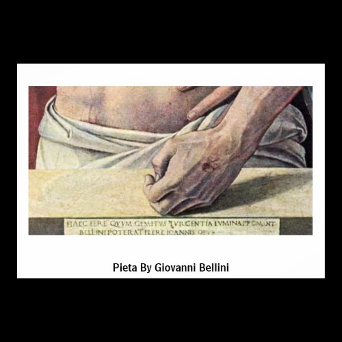 Pieta By Giovanni Bellini Print