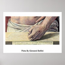 Pieta By Giovanni Bellini Print