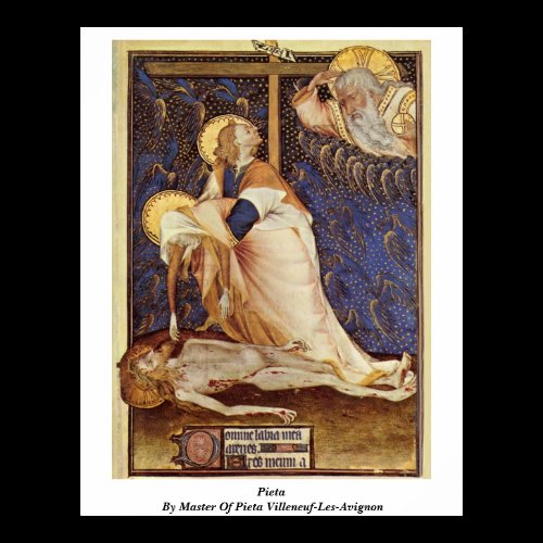 Pieta By Master Of Pieta Villeneuf-Les-Avignon Posters