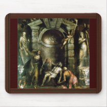 Pietà By Tizian (Best Quality) Mousepad