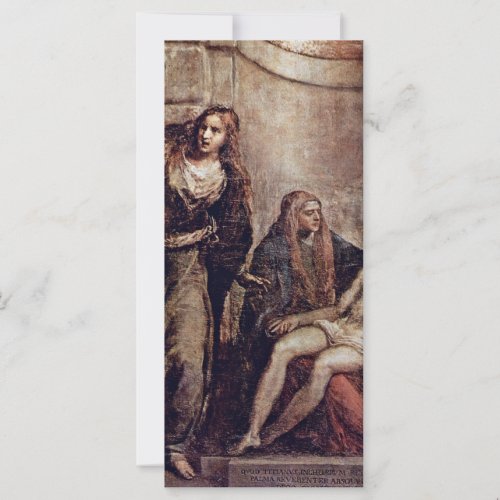 Pieta Detail By Tizian (Best Quality) Rack Card