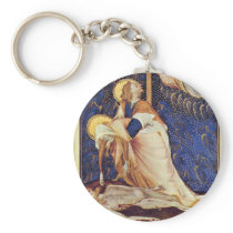 Pieta From Villeneuf-Les-Avignon By Meister Der Pi Key Chain