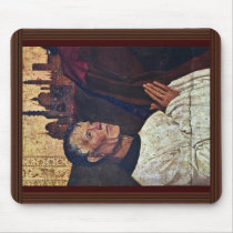 Pieta Of Villeneuve-Les-Avignon Details: Portrait Mouse Pads