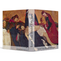Pieta Of Villeneuve-Les-Avignon Overview By Enguer 3 Ring Binder