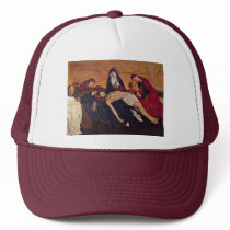 Pieta Of Villeneuve-Les-Avignon Overview By Enguer Trucker Hat