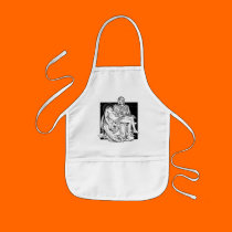 Pieta statue aprons