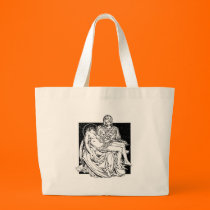 Pieta statue bags