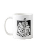 Pieta statue coffee mug