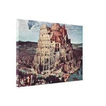 Pieter Bruegel the Elder - Tower of Babel Gallery Wrap Canvas