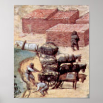 Pieter Bruegel the Elder - Tower of Babel Detail Poster