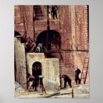 Pieter Bruegel the Elder - Tower of Babel Detail Poster