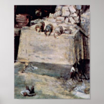 Pieter Bruegel the Elder - Tower of Babel Detail Poster