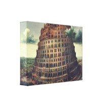 Pieter Bruegel - Tower of Babel Gallery Wrap Canvas