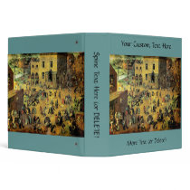 Pieter Bruegel's "Children’s Games" - 1560 binders