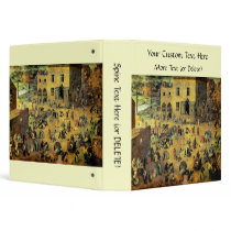Pieter Bruegel's "Children’s Games" - 1560 binders