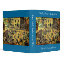 Pieter Bruegel's "Children’s Games" - 1560 binders