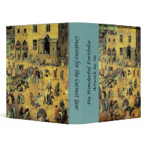 Pieter Bruegel's "Children’s Games" - 1560 binders