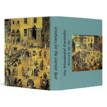 Pieter Bruegel's "Children’s Games" - 1560 binders