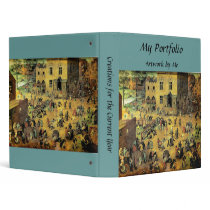 Pieter Bruegel's "Children’s Games" - 1560 binders