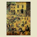 Pieter Bruegel's "Children’s Games" - 1560 cards