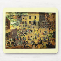 Pieter Bruegel's "Children’s Games" - 1560 Mousepad