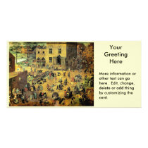 Pieter Bruegel's "Children’s Games" - 1560 photo cards