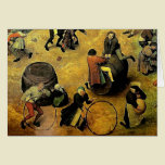 Pieter Bruegel's "Children’s Games" (Detail) 1560 cards