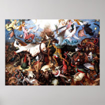 Pieter Bruegel's "The Fall Of The Rebel Angels" Posters