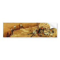 Pieter Bruegel's The Harvesters (1565) bumper stickers by MasterpieceGallery Pieter Bruegel's The Harvesters (1565) bumper stickers