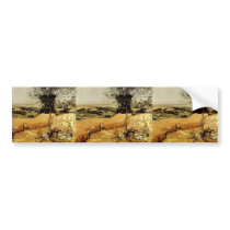 Pieter Bruegel's The Harvesters (1565) Bumper Sticker