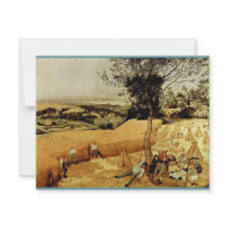 Pieter Bruegel's The Harvesters (1565) Personalized Invites