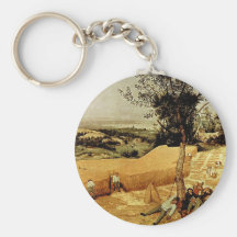 Pieter Bruegel's The Harvesters (1565) Key Chain