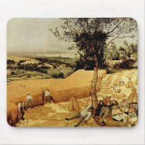 Pieter Bruegel's The Harvesters (1565) Mousepads