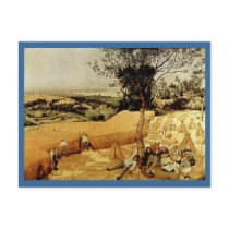 Pieter Bruegel's The Harvesters (1565) Postcard