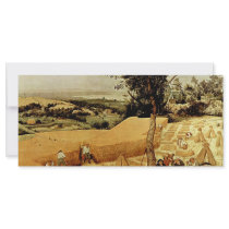 Pieter Bruegel's The Harvesters (1565) rack cards by MasterpieceGallery Pieter Bruegel's The Harvesters (1565) rack cards