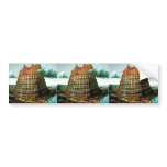 Pieter Bruegel's The "Little" Tower of Babel Bumper Sticker