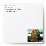 Pieter Bruegel's The "Little" Tower of Babel Envelope