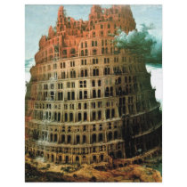 Pieter Bruegel's The "Little" Tower of Babel Full Color Flyer