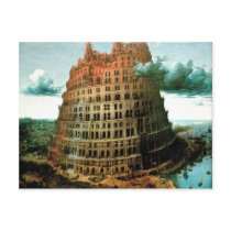 Pieter Bruegel's The "Little" Tower of Babel Post Card