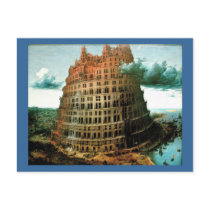 Pieter Bruegel's The "Little" Tower of Babel Post Cards