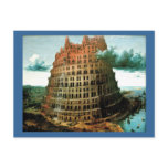 Pieter Bruegel's The "Little" Tower of Babel Post Cards