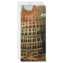 Pieter Bruegel's The "Little" Tower of Babel Personalized Rack Card