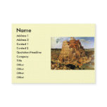 Pieter Bruegel's "The Tower of Babel" (circa 1563) Business Card