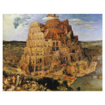 Pieter Bruegel's "The Tower of Babel" (circa 1563) flyers