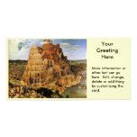 Pieter Bruegel's "The Tower of Babel" (circa 1563) Customized Photo Card