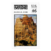Pieter Bruegel's "The Tower of Babel" (circa 1563) Stamps