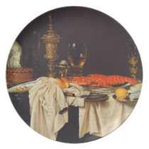 Pieter Claesz - Still life with a lobster Plate