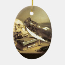 Pieter Claesz Vanitas Still Life Christmas Ornament